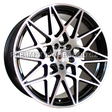 Alu kola Racing Line B5167, 19x9.5 5x120 ET40, černá + leštění