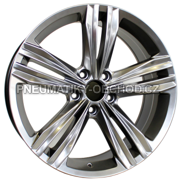 Alu kola Racing Line B5293, 16x7 5x112 ET43, titanová metalíza