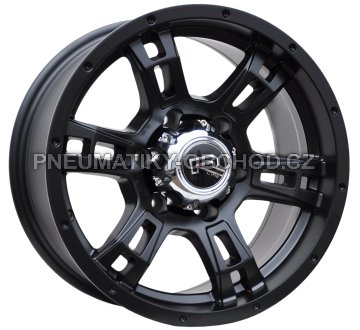 Alu kola Racing Line B5317, 15x7 5x114.3 ET, černá lesklá (zátěžová)