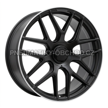Alu kola Racing Line B5318, 20x8.5 5x130 ET35, saténová černá (zátěžová)
