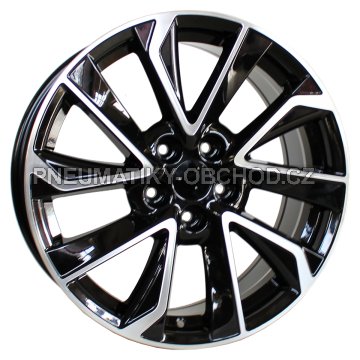 Alu kola Racing Line B5463, 15x6 4x100 ET40, černá + leštění