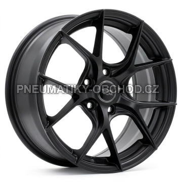 Alu kola Racing Line B5713, 16x7 5x108 ET44, černá matná