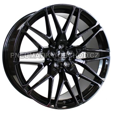 Alu kola Racing Line B5771, 20x10.5 5x112 ET40, černá lesklá (zátěžová)