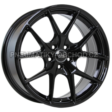 Alu kola Racing Line B5796, 17x7.5 5x100 ET40, černá lesklá