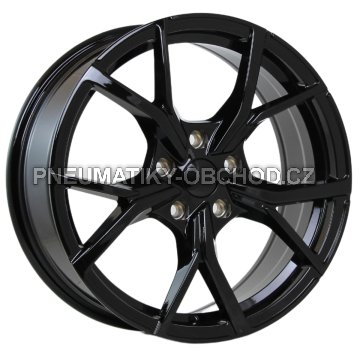 Alu kola Racing Line B5801, 19x8 5x112 ET45, černá lesklá (zátěžová)