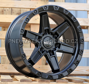 Alu kola Racing Line B5840, 18x9 6x139.7 ET10, černá matná (zátěžová)