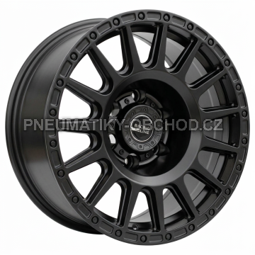 Alu kola Racing Line B5877, 17x8 6x139.7 ET15, černá matná (zátěžová)