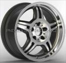 Alu kola Racing Line BK657, 17x8 5x120 ET35, stříbrná + leštěný límec