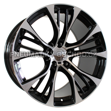 Alu kola Racing Line BK851, 21x10 5x120 ET40, černá + leštění (zátěžová)