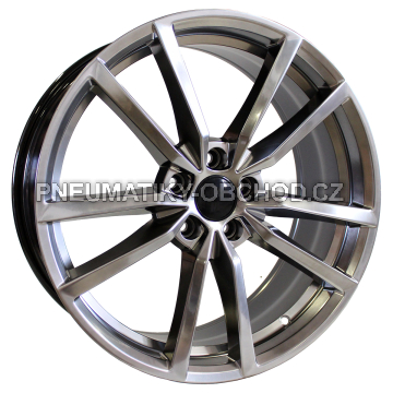 Alu kola Racing Line BK864, 18x8 5x112 ET45, titanová metalíza