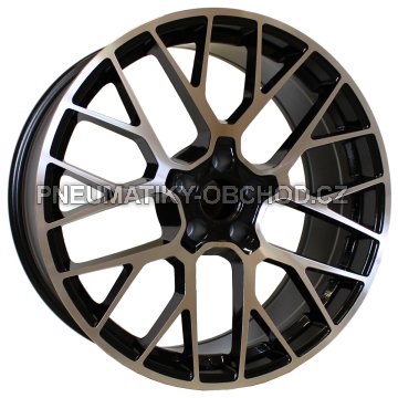 Alu kola Racing Line BK998, 20x9 5x112 ET26, černá + leštění (zátěžová)