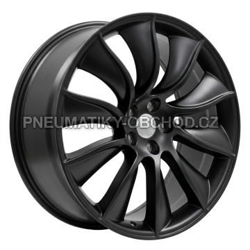 Alu kola Racing Line BY259, 21x9.5 5x114.3 ET50, černá matná (zátěžová)