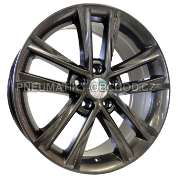 Alu kola Racing Line BY298, 17x7 5x114.3 ET35, titanová metalíza