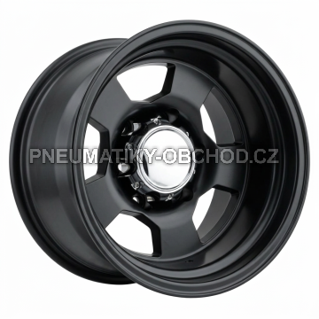 Alu kola Racing Line BY472, 15x10 6x139.7 ET-52, černá matná (zátěžová)