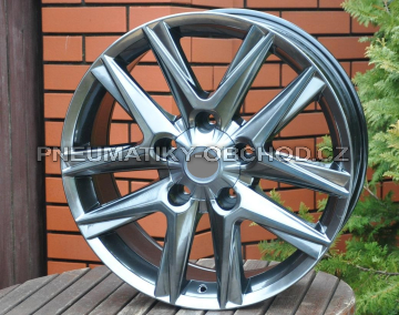 Alu kola Racing Line BY499, 20x8.5 6x139.7 ET25, titanová metalíza