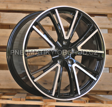 Alu kola Racing Line CQRGW1058, 21x11 5x130 ET65, černá + leštění (zátěžová)