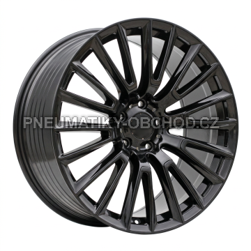 Alu kola Racing Line F1070, 22x10 5x130 ET36, černá lesklá (zátěžová)