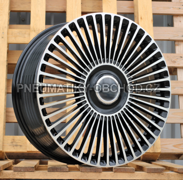 Alu kola Racing Line F3039, 21x8.5 5x150 ET50, černá + leštění (zátěžová)
