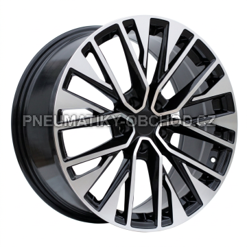 Alu kola Racing Line F733, 19x8.5 5x112 ET40, černá + leštění