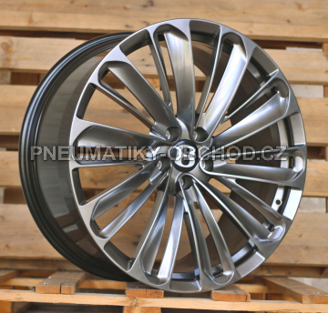Alu kola Racing Line FB0543J, 22x10 5x130 ET25, titanová metalíza (zátěžová)
