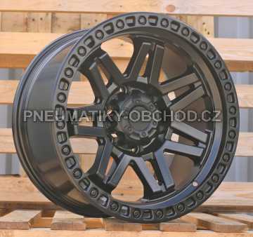 Alu kola Racing Line FBX053, 17x9 6x139.7 ET, černá matná (zátěžová)