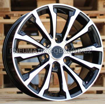 Alu kola Racing Line FBX075, 17x7.5 6x139.7 ET25, černá + leštění