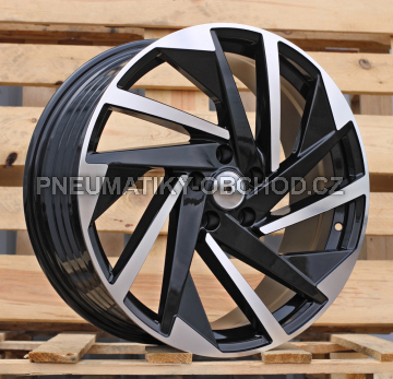 Alu kola Racing Line FBX170, 18x8 5x112 ET45, černá + leštění