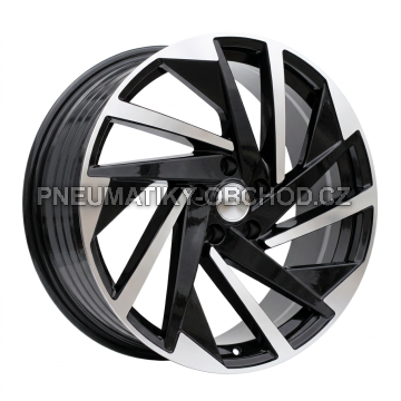 Alu kola Racing Line FBX170, 19x8 5x112 ET40, černá + leštění (zátěžová)