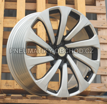 Alu kola Racing Line FBX191, 22x9.5 5x120 ET42.5, stříbrná + černá (zátěžová)