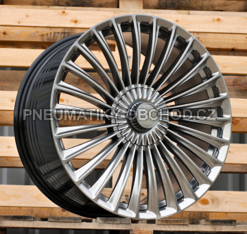 Alu kola Racing Line FBX202, 20x8.5 5x112 ET38, titanová metalíza