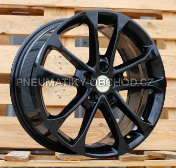 Alu kola Racing Line FBX232, 17x7.5 5x108 ET50, černá lesklá