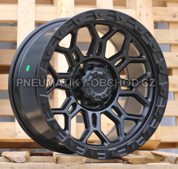 Alu kola Racing Line FBX317, 16x8 6x139.7 ET, černá matná (zátěžová)