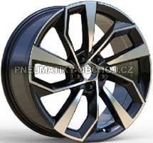 Alu kola Racing Line FBX507, 19x8 5x112 ET39, černá + leštění