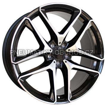 Alu kola Racing Line FE247, 21x10 5x112 ET54, černá + leštění (zátěžová)