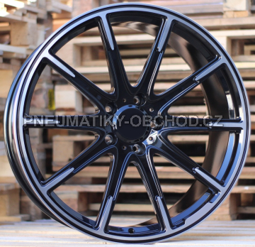 Alu kola Racing Line FMB23, 22x10 5x130 ET30, černá + leštění (zátěžová)