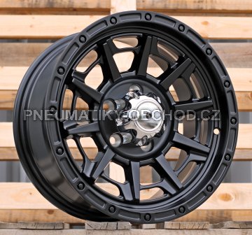 Alu kola Racing Line H1045, 15x7 5x114.3 ET15, černá matná