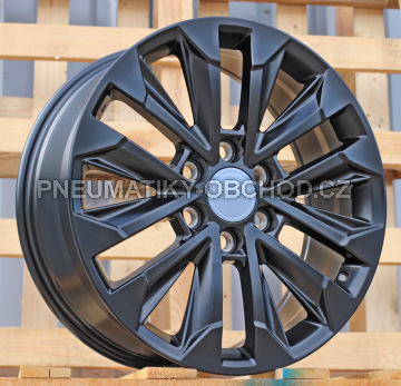 Alu kola Racing Line H3123F, 20x8 6x139.7 ET60, černá matná (zátěžová)