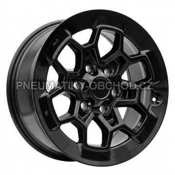 Alu kola Racing Line H3210F, 17x8 6x139.7 ET25, černá lesklá (zátěžová)