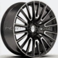Alu kola Racing Line H3420F, 20x9.5 5x112 ET51, černá + leštění (zátěžová)
