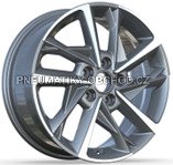 Alu kola Racing Line H3535F, 17x7 5x114.3 ET51, černá + leštění
