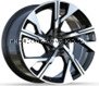 Alu kola Racing Line H3552F, 18x8 5x108 ET48, černá + leštění