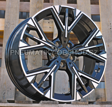 Alu kola Racing Line H3580F, 18x8 5x112 ET50, černá + leštění