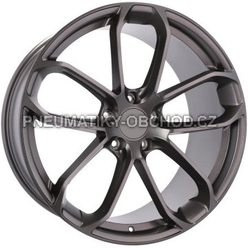 Alu kola Racing Line H5084, 21x9.5 5x130 ET46, šedivá matná (zátěžová)