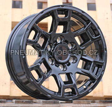 Alu kola Racing Line H873F, 17x8 6x139.7 ET15, černá lesklá (zátěžová)