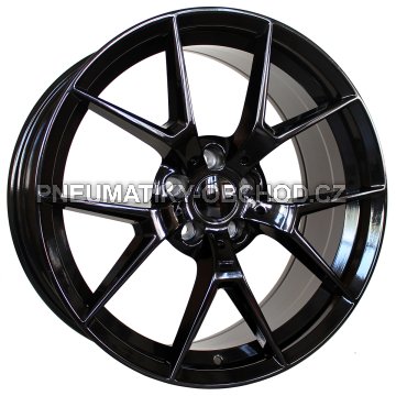 Alu kola Racing Line HE761, 20x8.5 5x120 ET35, černá lesklá (zátěžová)