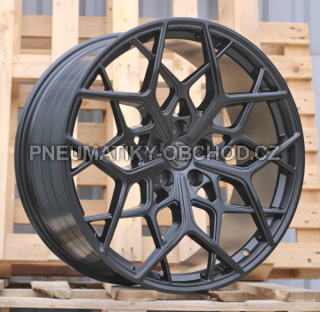 Alu kola Racing Line HF5210, 22x10 5x120 ET40, saténová černá (zátěžová)