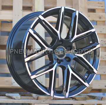 Alu kola Racing Line HF736, 20x9 5x112 ET32, černá + leštění
