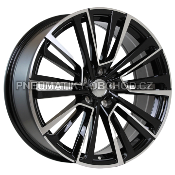 Alu kola Racing Line I0361, 18x8 5x112 ET41, černá + leštění