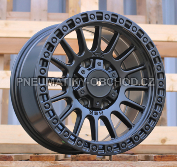 Alu kola Racing Line I0370, 16x8 5x127 ET-15, černá matná (zátěžová)
