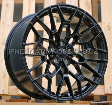 Alu kola Racing Line I0384, 20x8.5 5x112 ET26, černá + tmavé leštění (zátěžová)
